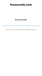 Mobile Screenshot of foxsounds.com